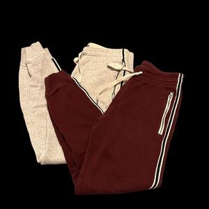 Abercrobie & Fitch 2pk joggers
